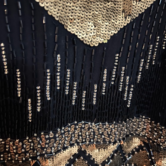 French Connection Beaded Holiday Dress - Picture 4 of 6